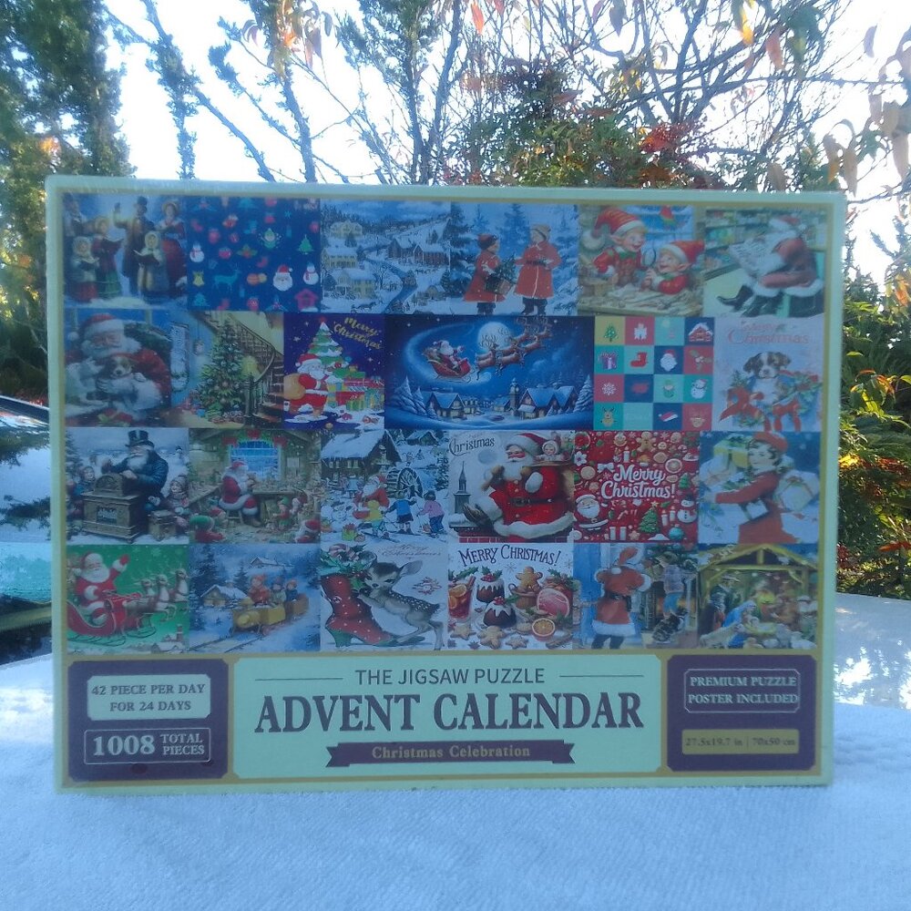 Bundle 1008 pies robot assembly kit&premium classic JIGSAW puzzle "Xmas Cele..."